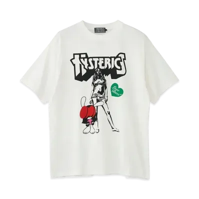 HYSTERIC GLAMOUR x SKOLOCT T-Shirt For Men "White"