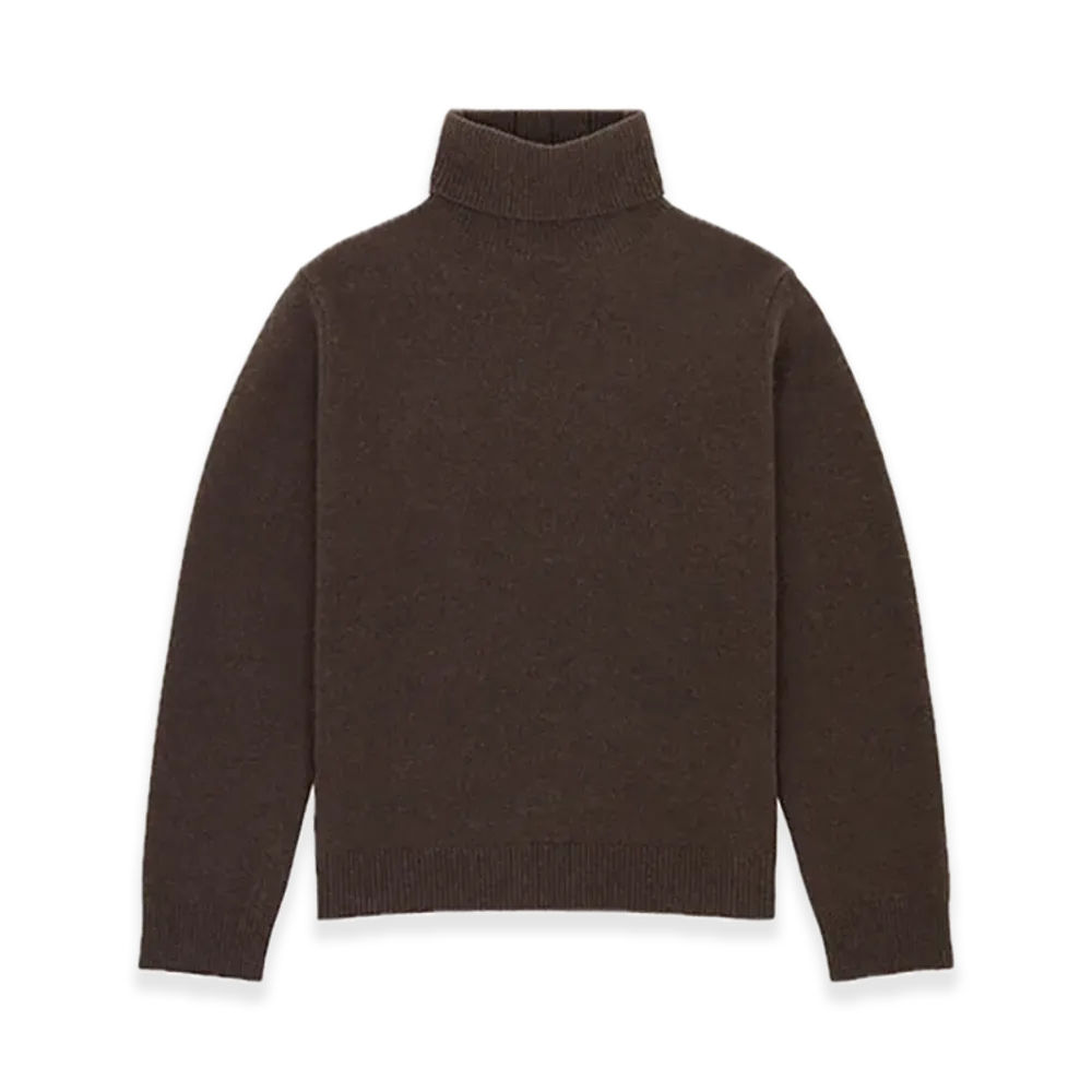 MM6 Maison Margiela Wool Turtleneck "Brown"
