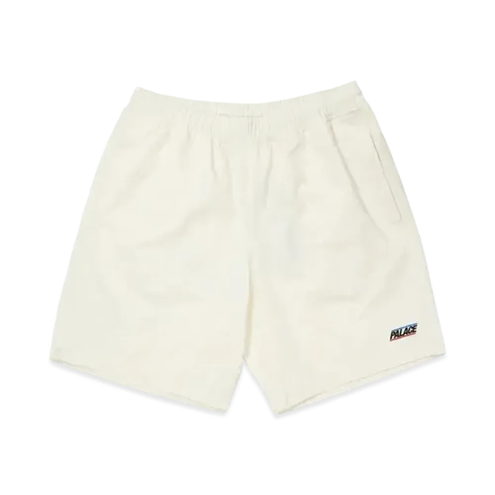 PALACE BASICALLY A WASHED COTTON SHORT "White"