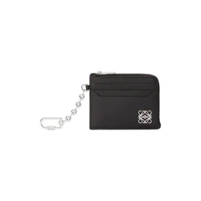 LOEWE Anagram Square Coin Card Holder "Black"