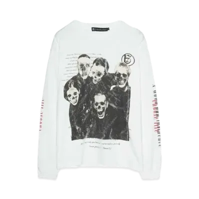 A GOOD BAD INFLUENCE Choose Life LONG SLEEVE T-SHIRT "WHITE"