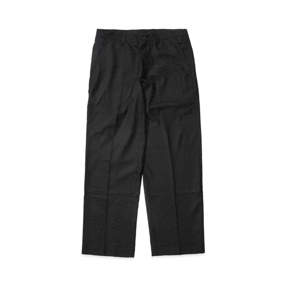 Supreme Leopard Wool Trouser "Black"