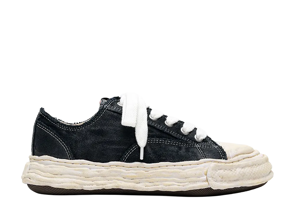 Maison MIHARA YASUHIRO PETERSON23 OG Sole Brushed Twill Low-top Sneakers "Black"