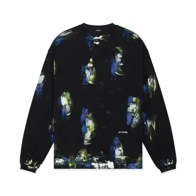 WE11DONE Painted T-shirt "Black"