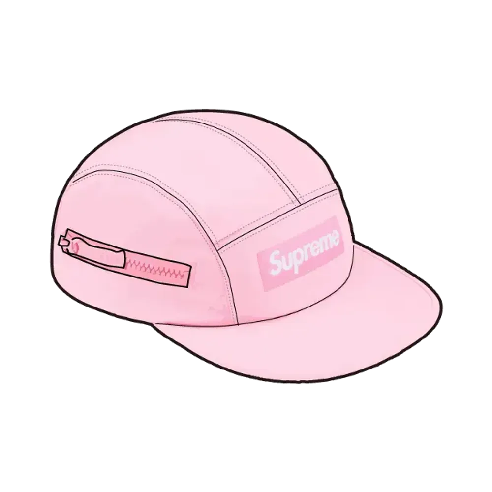 Supreme GORE-TEX Zip Pocket Camp Cap "Light Pink"