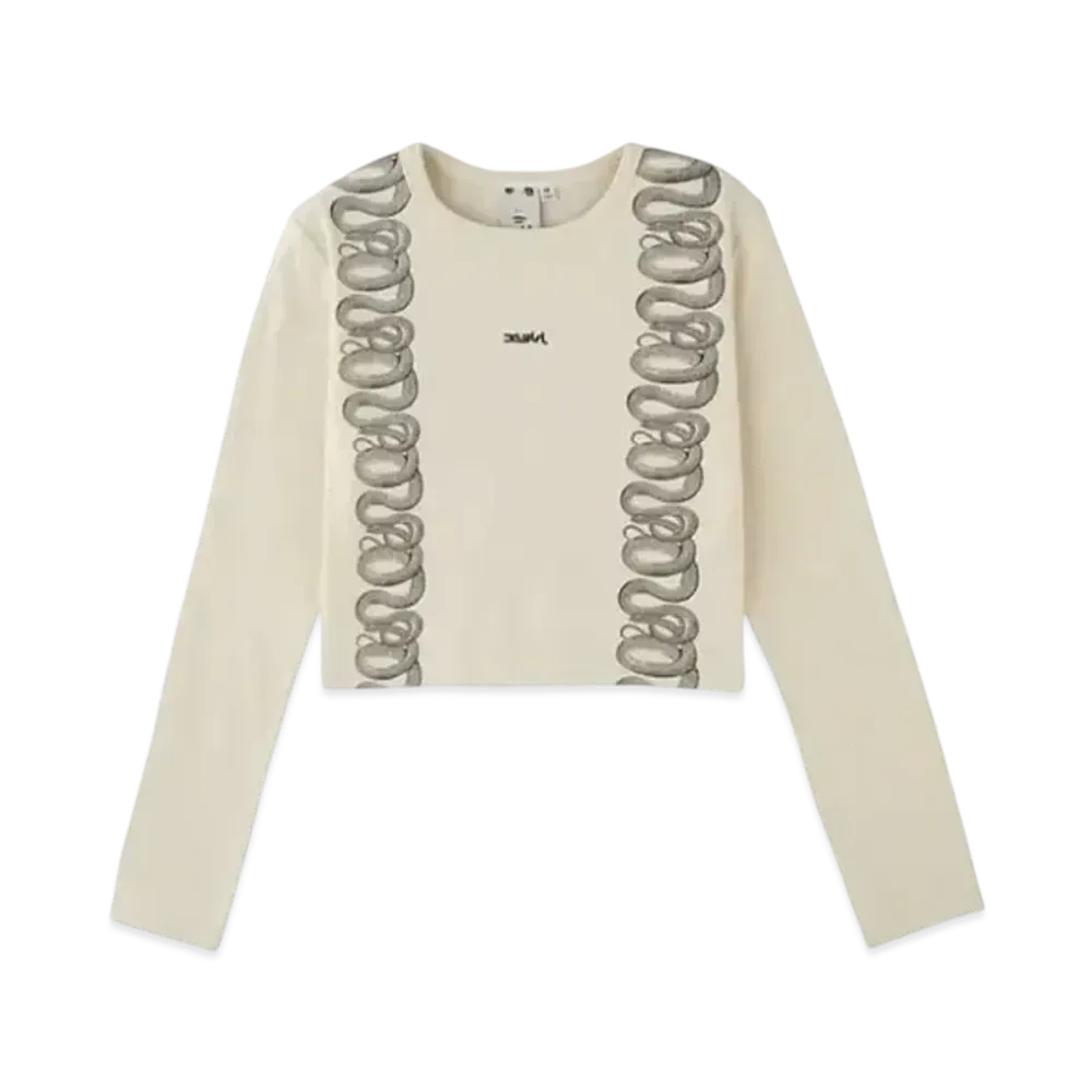 X-girl x HYSTERIC GLAMOUR L/S Compact Top "White"