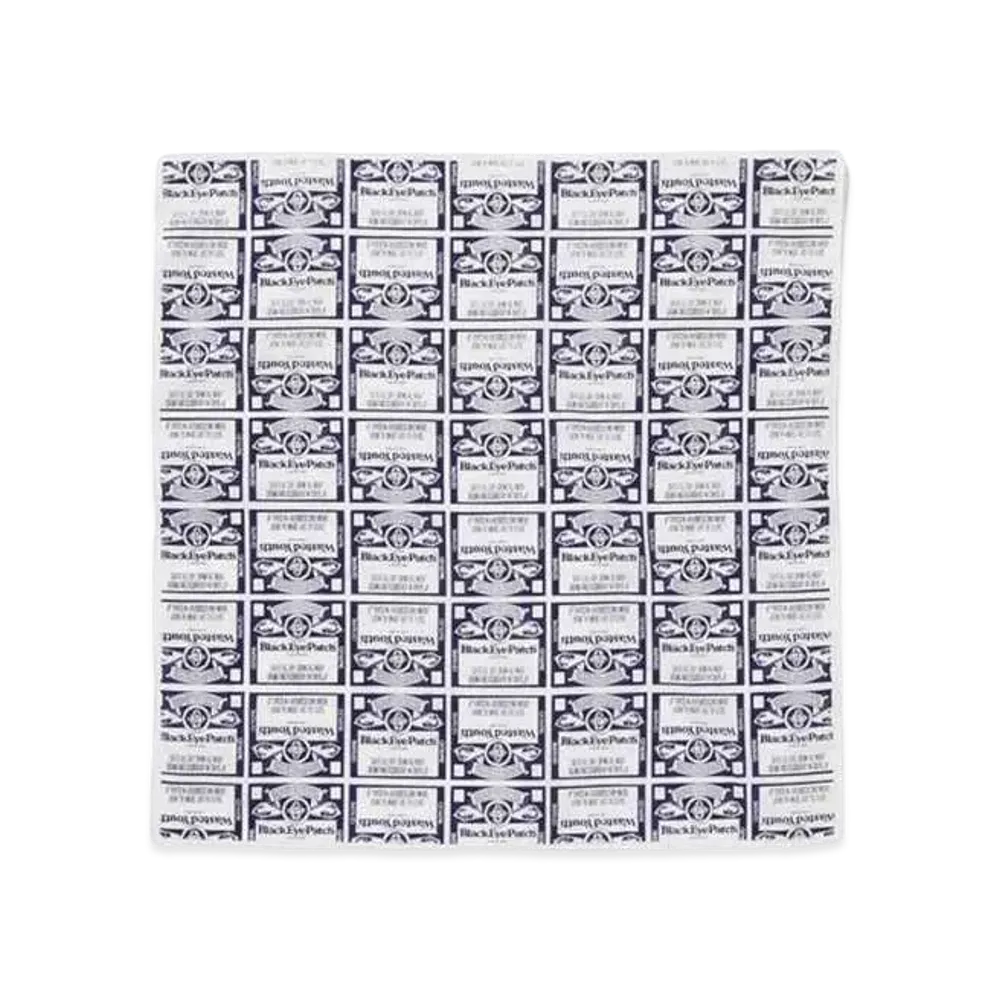 BlackEyePatch x Wasted Youth BANDANA "White/Navy" / VERDY