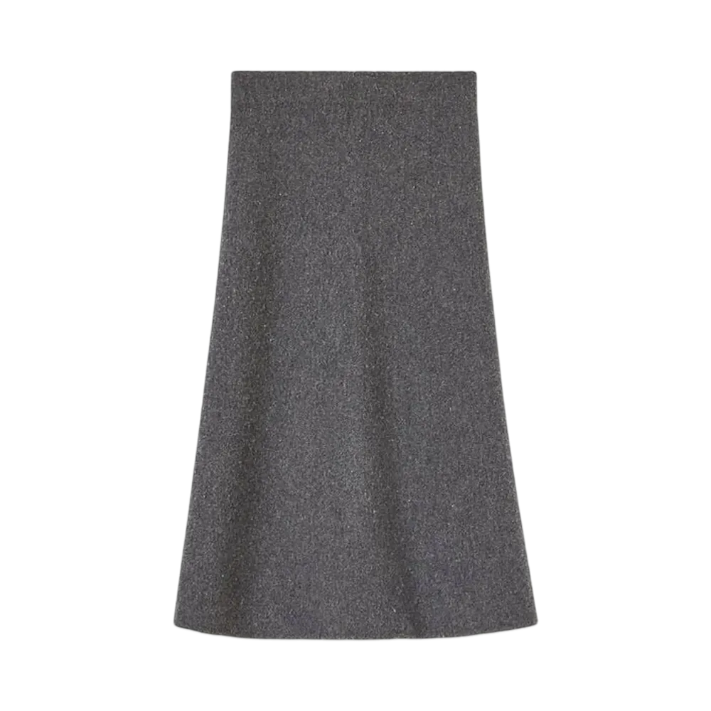 Jil Sander Women's A-Line Skirt "Ash Grey"