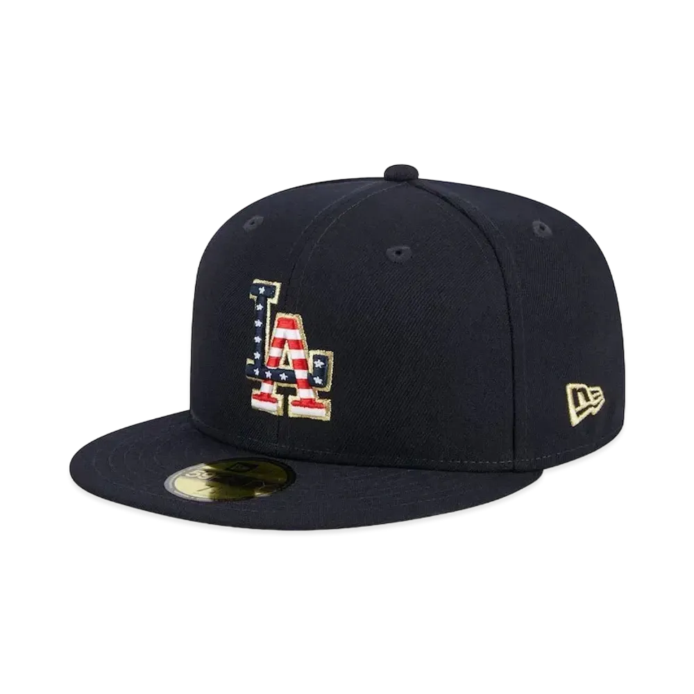 NEW ERA 5950 MLB July4 23 NVY JP Los Angeles Dodgers "Navy"