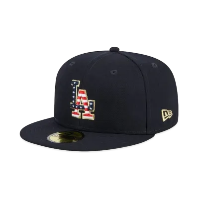 NEW ERA 5950 MLB July4 23 NVY JP Los Angeles Dodgers "Navy"