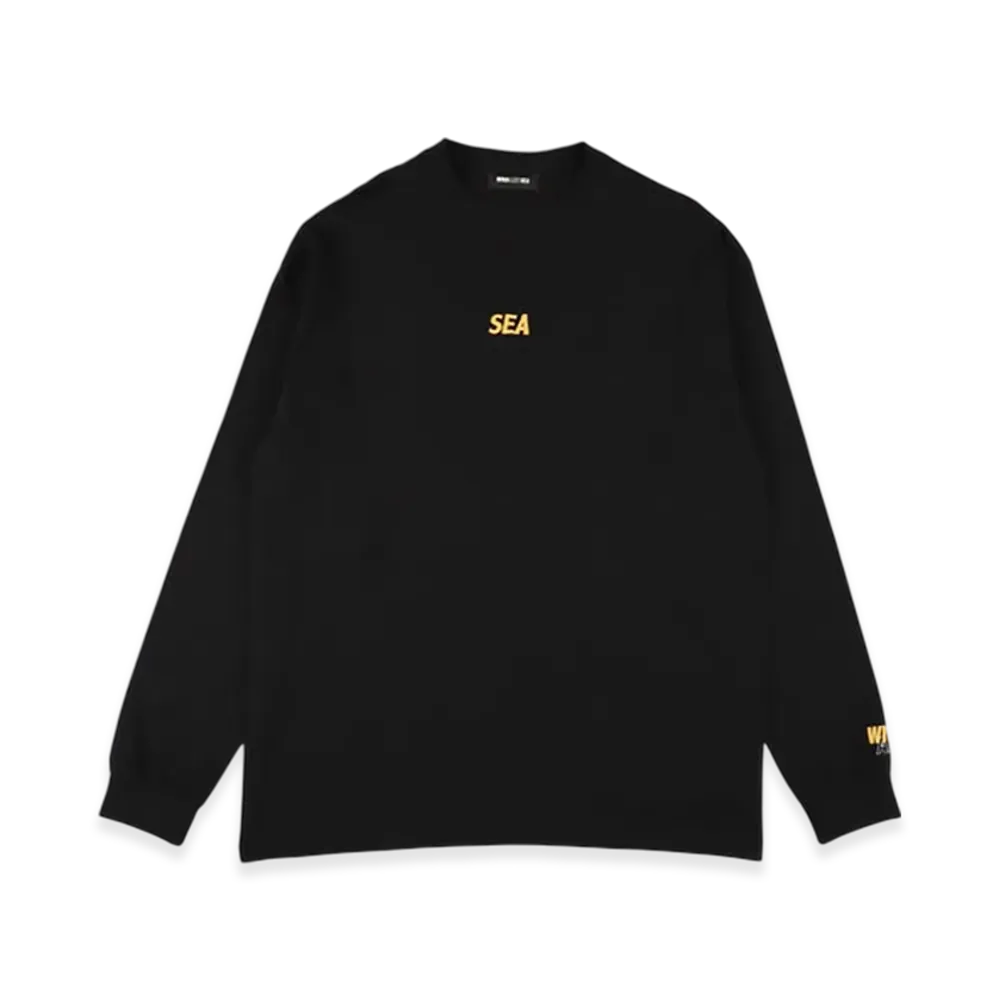 WIND AND SEA OG Small SEA Logo L/S Tee "Black"