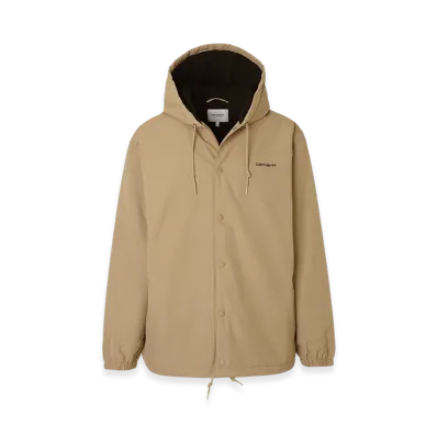 Carhartt WIP Hooded Coach Jacket "Cypress/Black"