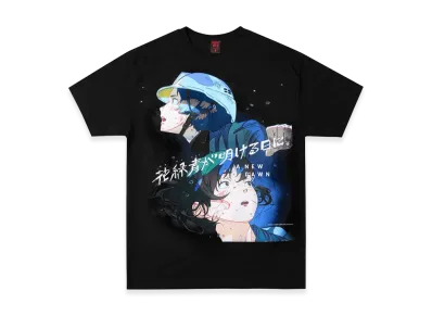 Geeks Rule x A NEW DAWN 15 Silkscreen Printing T Shirt "Black"