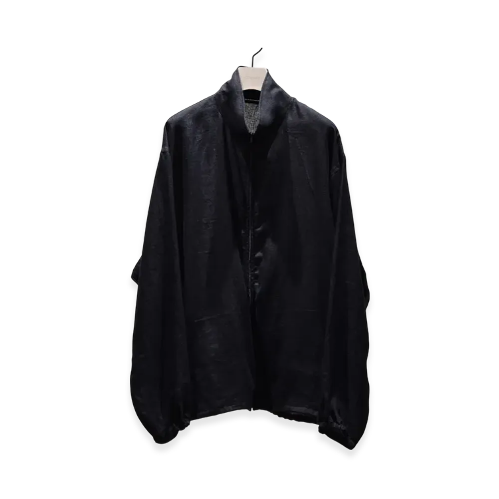 COMOLI Canapa Zip Jacket SS25 "Black"