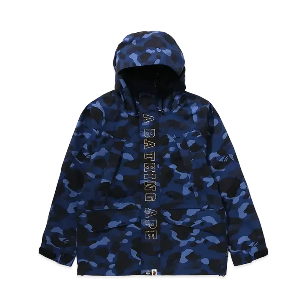 A BATHING APE Snowboard Jacket "Navy"
