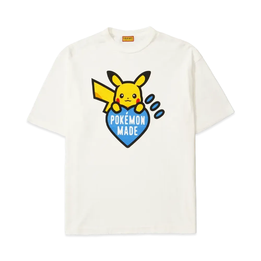 HUMAN MADE x Pokemon Made Graphic T-Shirt (Pikachu) Offline Store "White"