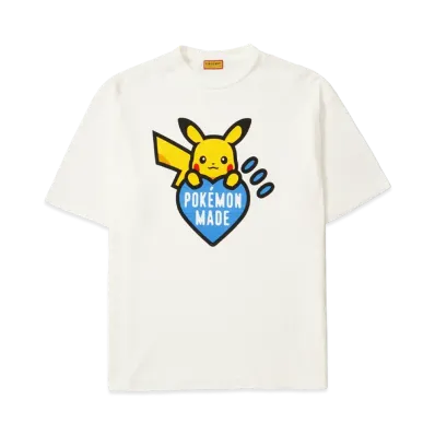 HUMAN MADE x Pokemon Made Graphic T-Shirt (Pikachu) Offline Store "White"