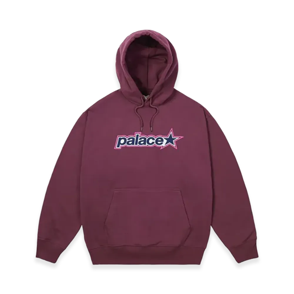 PALACE P Star Hood "Rich Wine"