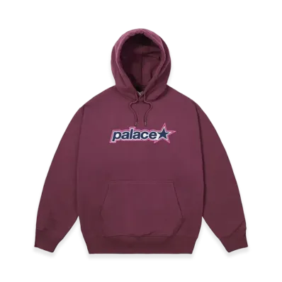 PALACE P Star Hood "Rich Wine"