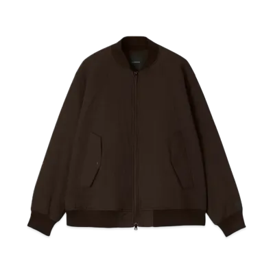 DESCENTE ALLTERRAIN Swift Light Bomber Jacket "Deep Mahogany"