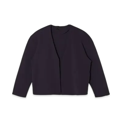 N.HOOLYWOOD Collarless Blouson "Purple"