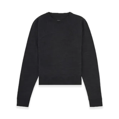 MM6 Maison Margiela Triangle Wool Blend Sweater "Dark Grey"