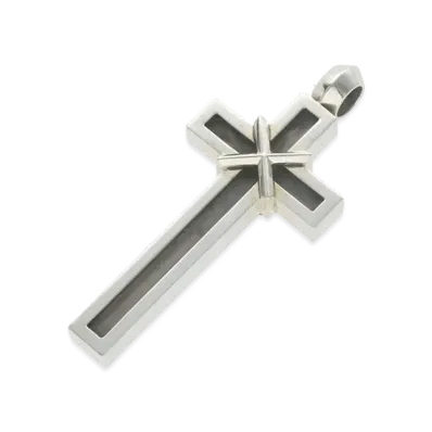 Chrome Hearts Small Maple Thorpe Cross Pendant Top "Silver"