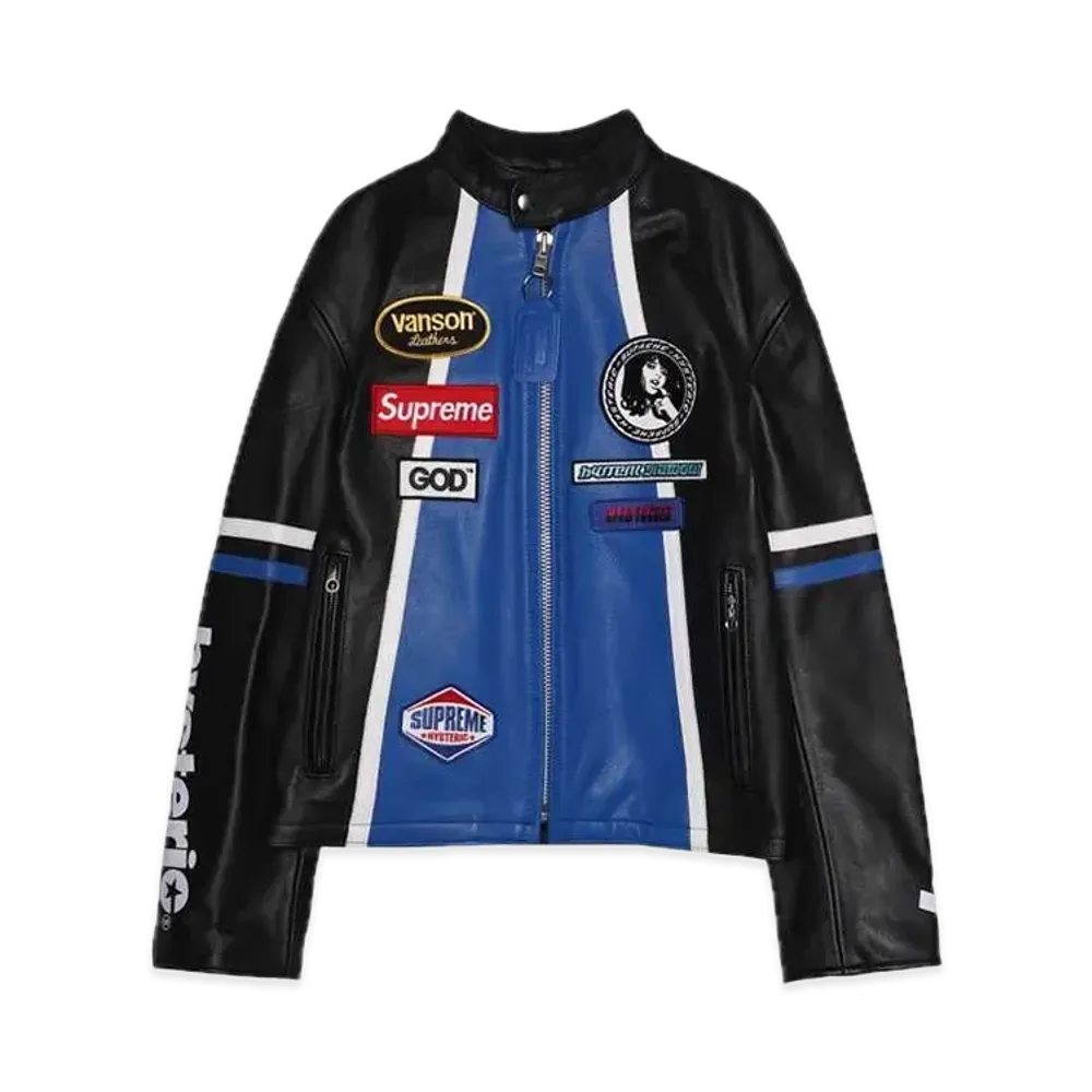 Supreme x HYSTERIC GLAMOUR Vanson Leather Jacket "Black"