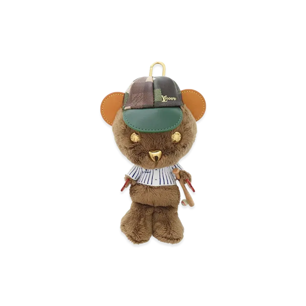 Louis Vuitton Bag Charm Louis Bear "Brown"