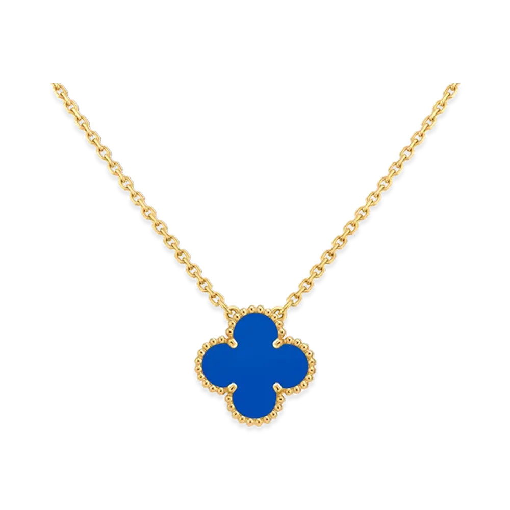 Van Cleef & Arpels Vintage Alhambra pendant "18K Yellow gold/Agate"
