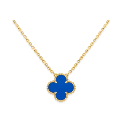 Van Cleef & Arpels Vintage Alhambra pendant "18K Yellow gold/Agate"