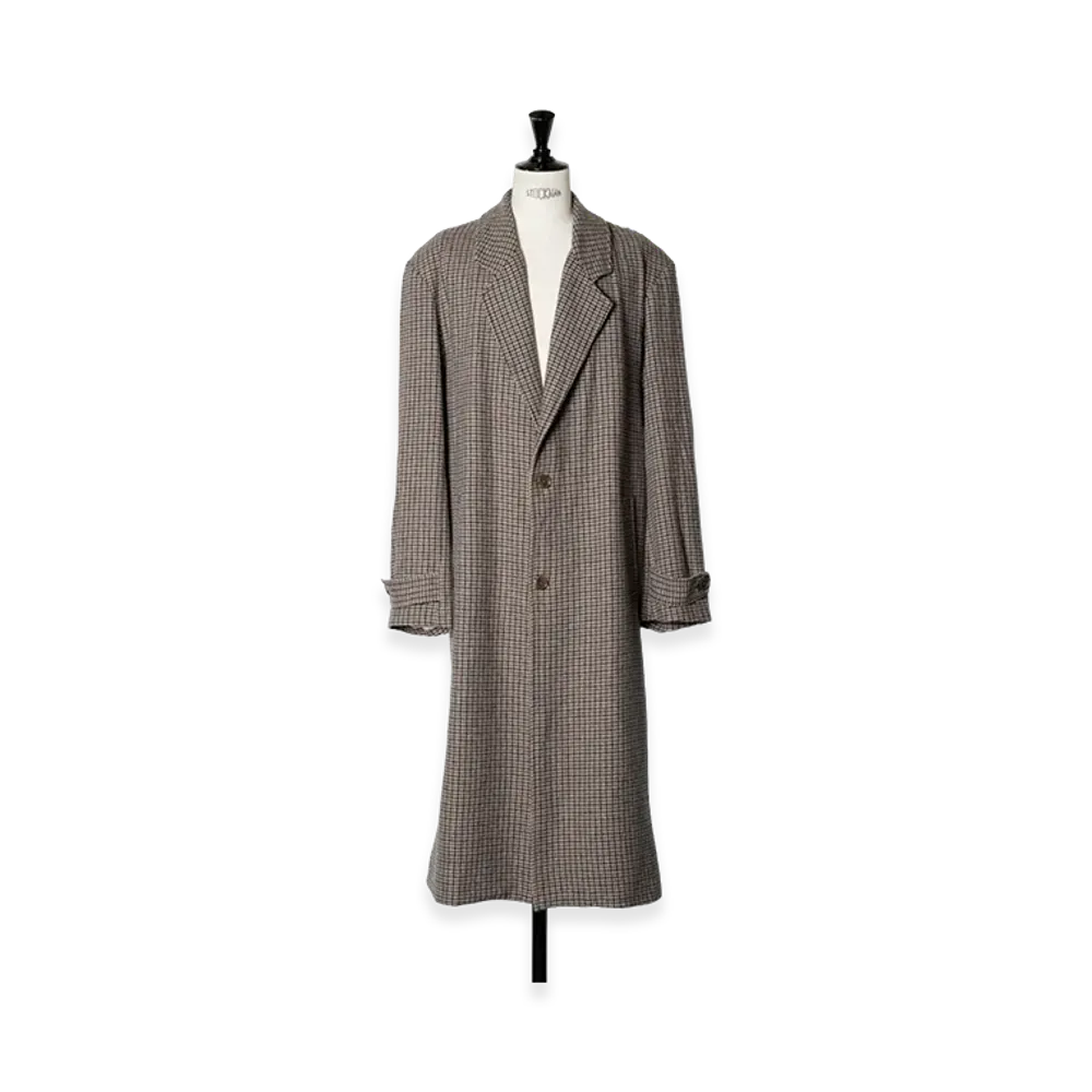 KAMIYA Tweed Coat "Beige"