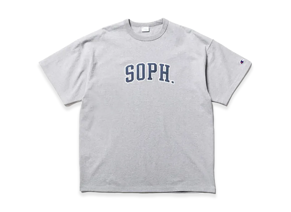 SOPH. x Champion Crewneck Tee "Gray"