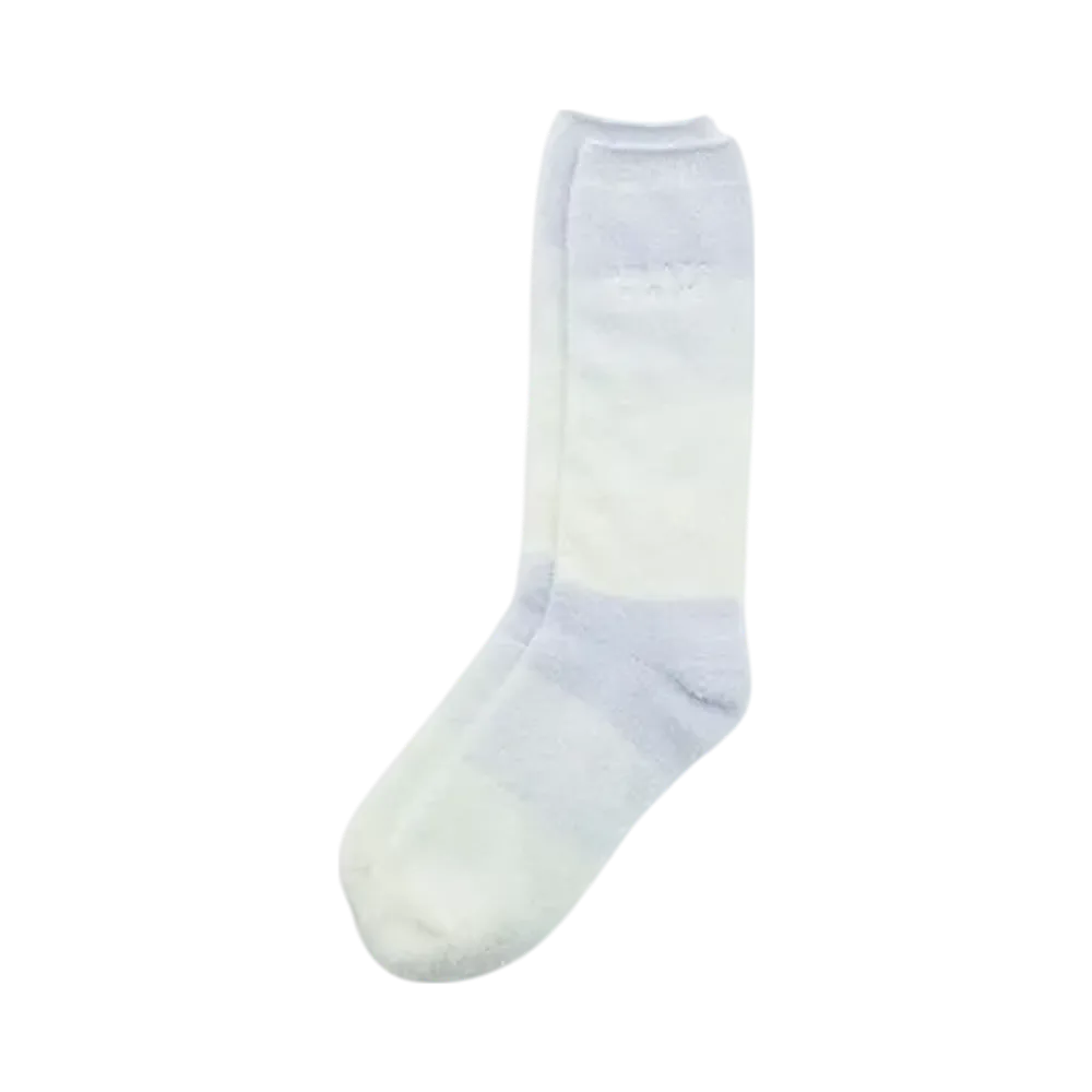 GELATO PIQUE Smoothie Block Border Socks "Blue"