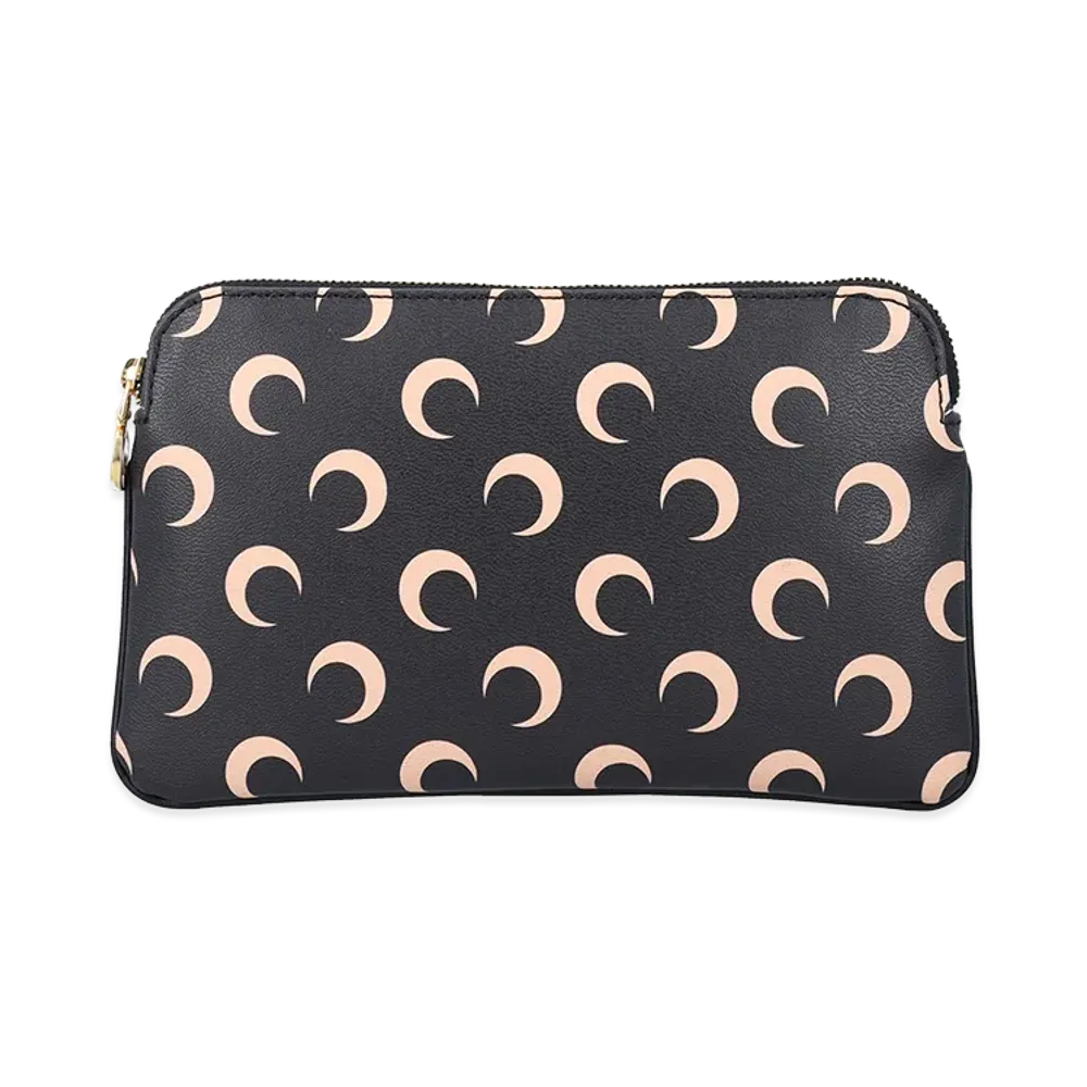 Marine Serre Women's Small Leather Goods "Black/Neutrals"