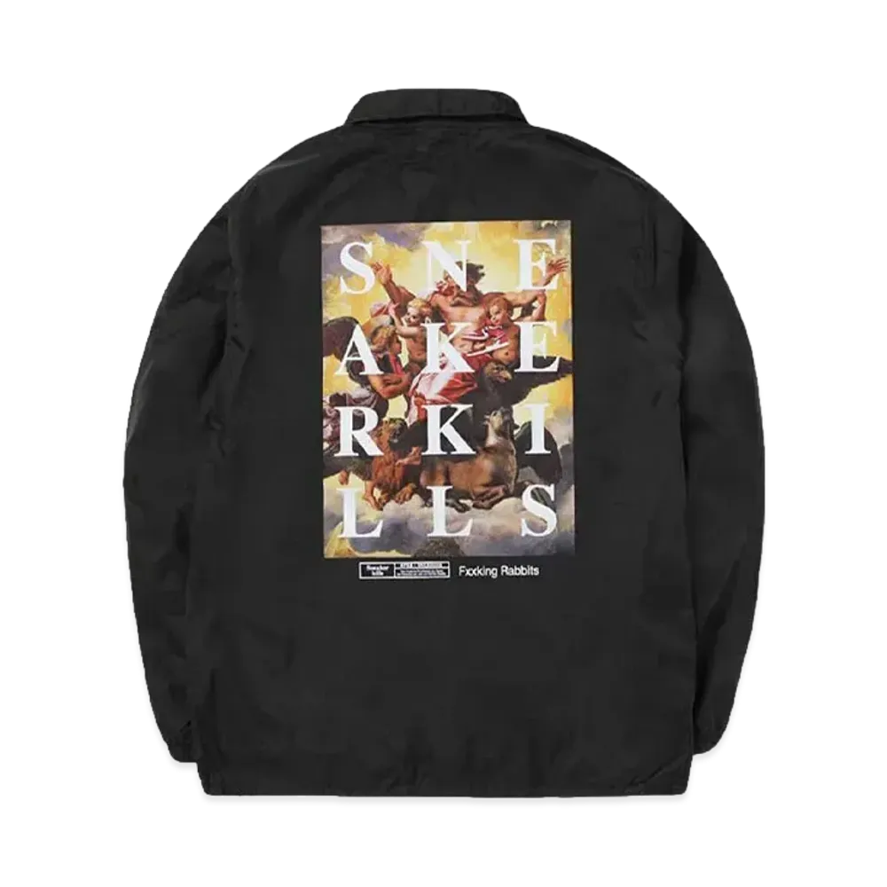 SNKRDUNK collaboration with #FR2 Angel Coach Jacket "Black"