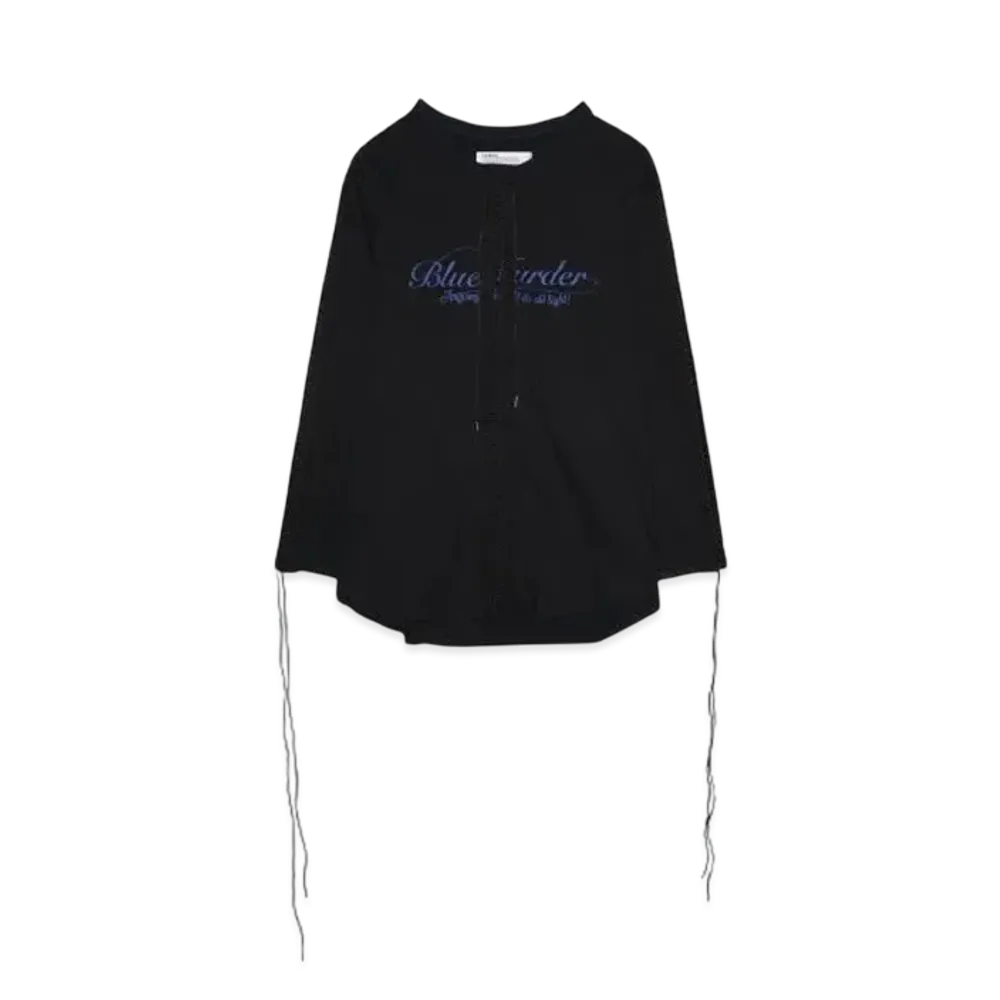 DAIRIKU "Blue Murder" Lace-Up Tee "BLACK"