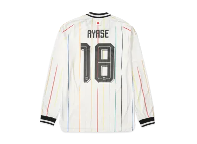 adidas Soccer Japan 2026 Away Authentic Jersey Long Sleeve #18 Ayase Ueda "OffWhite/Black"