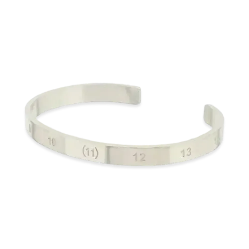 Maison Margiela Numerical Cuff "Silver"