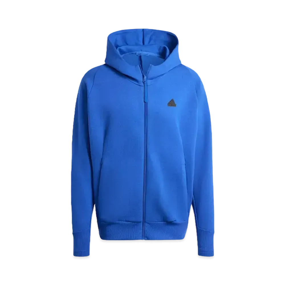 adidas Z.N.E. Premium Full Zip Hooded Track Jacket "Semilcid Blue"