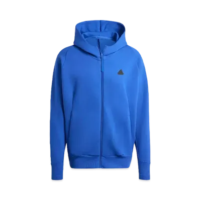 adidas Z.N.E. Premium Full Zip Hooded Track Jacket "Semilcid Blue"