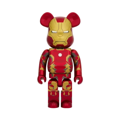 MEDICOM TOY "BEARBRICK" -THE INFINITY SAGA- IRON MAN MARK 43 1000%