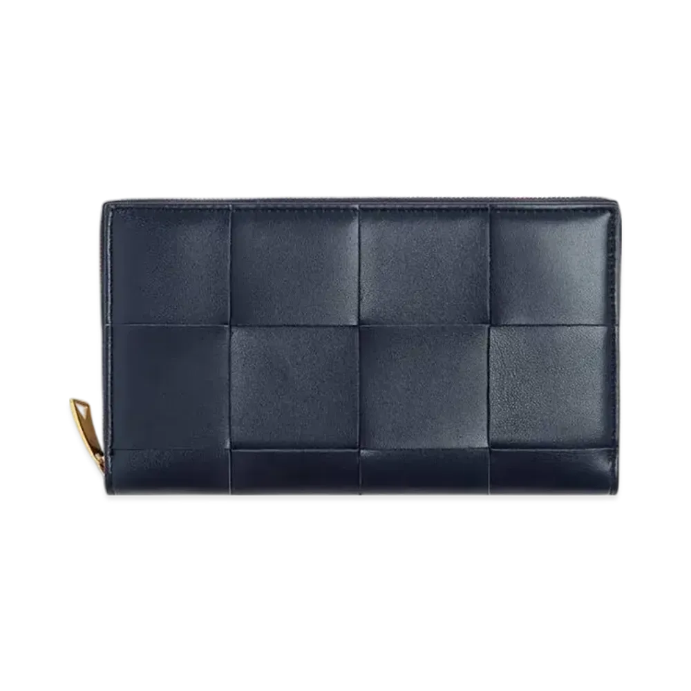 Bottega Veneta Cassette Zip Around Wallet "Space"
