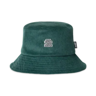 Black Eye Patch OG Label Corduroy Bucket Hat "Green"