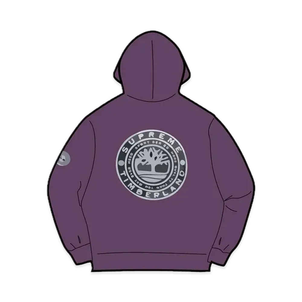 Supreme x Timberland Hooded Sweatshirt "Dusty Purple"