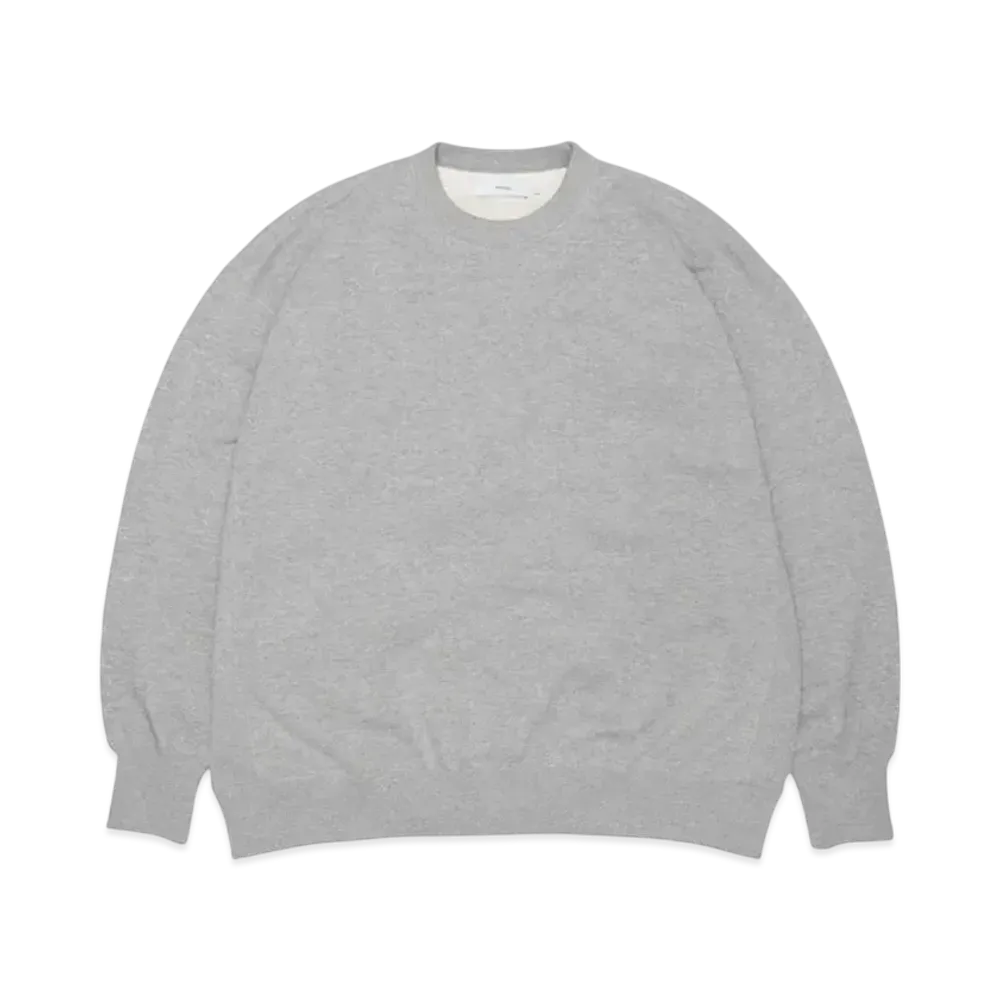 Graphpaper Loopwheeler For Graphpaper Classic Crew Neck Sweat "H.Grey"