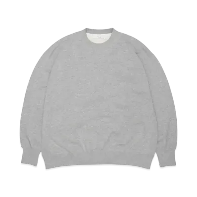 Graphpaper Loopwheeler For Graphpaper Classic Crew Neck Sweat "H.Grey"