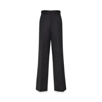 Maison Margiela Men's Barathea Wool Trousers "Blue"