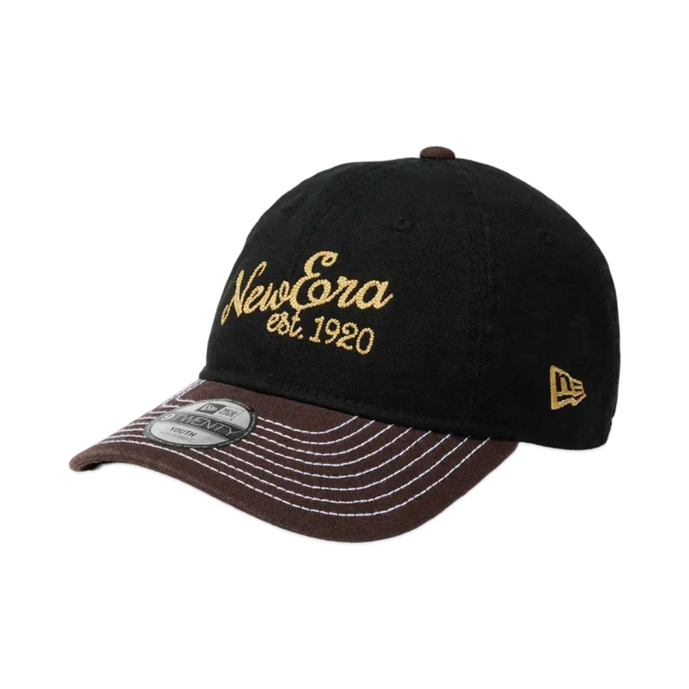 NEW ERA Youth 9Twenty 2-Tone Duck Canvas "Black/Brown"