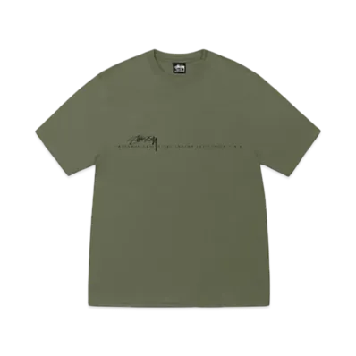 Stussy Smooth 80 Tee "Olive"